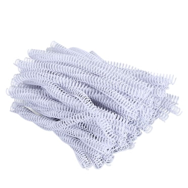 100Pcs Single  Wire Binding Spines, Single  Spiral Binding Coils Binding Spirals 48 Teeth 4:1 Pitch 14.3mm 115 Sheet Capacity Spiral Binding Coil