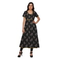 thumbnail image 1 of Moomaya Robe Kurti Longue Indienne Imprimée en Coton Tunique Robes pour Femmes, 1 of 6