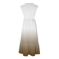thumbnail image 5 of 2024 Longues Robes Maxi à Bretelles Spaghetti pour Femmes Été, Robes Maxi Sans Manches à Dégradé pour Femmes Grande Taille, Robes d'Été Décontractées à Col Rond pour la Plage, Robe Maxi Fluide à Étages pour Femmes, 5 of 5