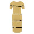 thumbnail image 4 of Ovzne Robes pour Femmes 2025 Robe pour Femme Jupe de Maternité Plissée Imprimée à la Mode pour Femme à Manches Courtes Col Rond Robe Mi-Mollet Robe d'Été à Manches Courtes Imprimée Liquidation, 4 of 6