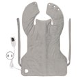 thumbnail image 1 of Heating Pad, Plush 6 Gears Soft Heated Neck Wrap Silver Gray  For Shoulder US Plug 100-120V, 1 of 8