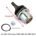thumbnail image 3 of Front Lower Knuckle Spindle Ball Joint For 07-16 Lexus LS460 2WD RWD 43201-59045, 3 of 10