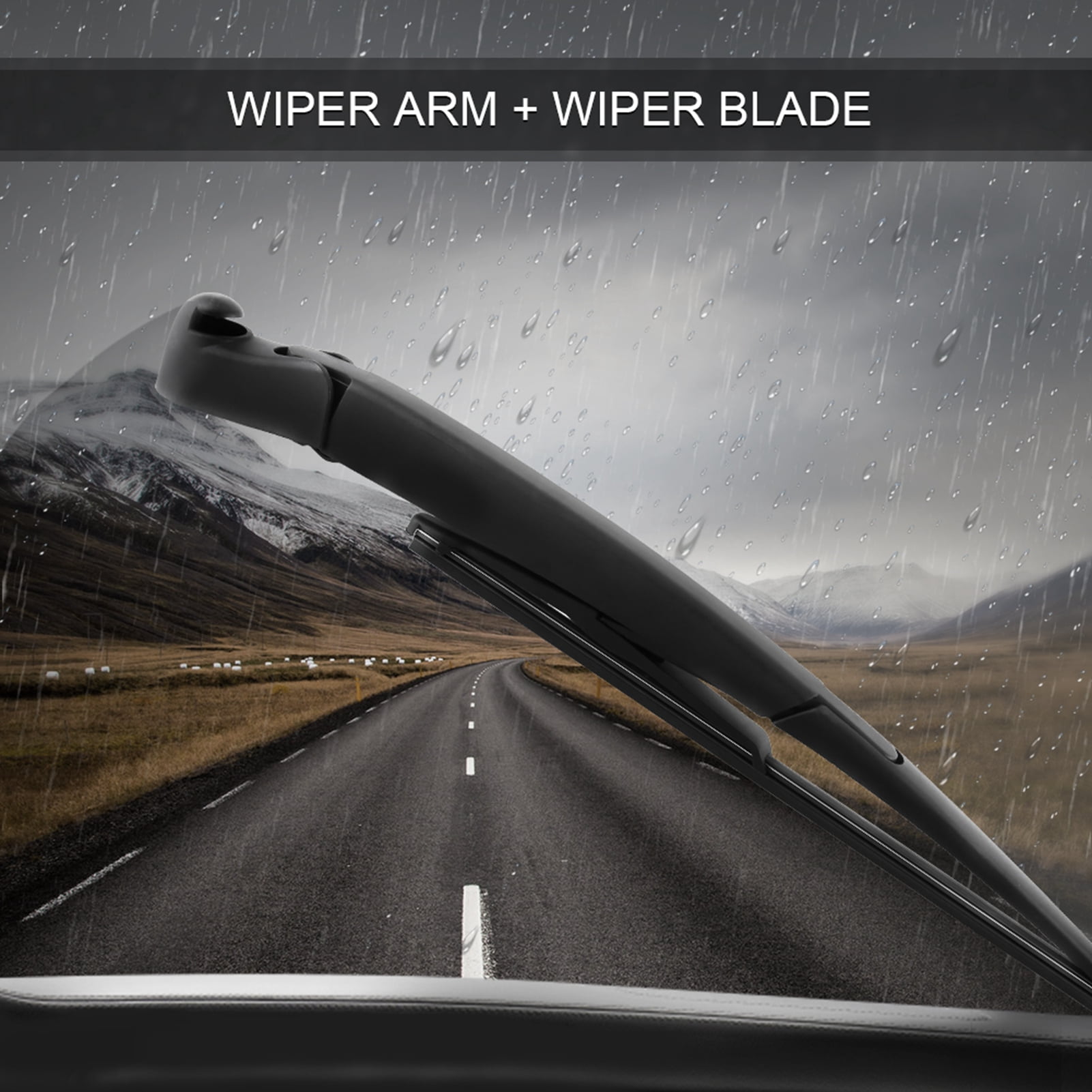 Windshield Wiper Blade Car Rear Windshield Wiper Arm And Blade For  3 Door 2001-2006 5 Door 2001-2005