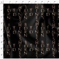 thumbnail image 4 of Soimoi Black Rayon Fabric Inspiration Quote Text Decor Fabric Printed Yard 58 Inch Wide, 4 of 5