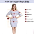 thumbnail image 3 of B91xZ Chemises de Nuit pour Femmes Manches Courtes Chemise Décontractée Imprimée Robe de Nuit,TG Blanc, 3 of 5