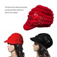 thumbnail image 3 of Wweixi Warm Up In Style With Fashionable Wool Cap For Cold Weather Knitted Hats Knitted Caps Funny Hat Wool Hat Ear Protectors dark grey 1Set, 3 of 6