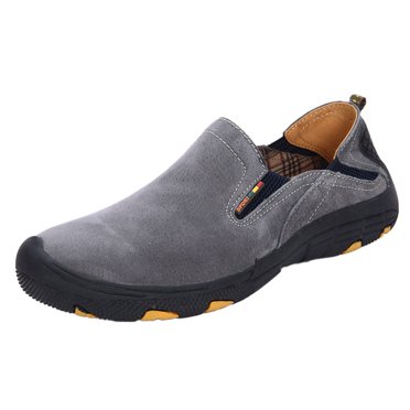 Ketyyh-chn99 Mens Casual Shoes 2024 Fitness Lightweight Business Casual Breathable Soft Sole Comfortable Dress Shoes Leather Shoes for Men Grey,9