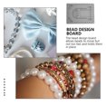 thumbnail image 3 of CIMAXIC 2 Pcs Planches de Design de Perles Tapis Planches de Design de Collier Planches de Perles Boîte de Collier,12.8"X9.45"X0.59 Pouces, 3 of 5