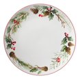 thumbnail image 3 of HOLIDAY TIME 12PCS PORCELAIN DINNERWARE SET <br>XMAS DESIGN PATTERN - HOLLY LEAVES, 3 of 4