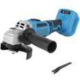 thumbnail image 3 of Meuleuse d'Angle Sans Fil à Haute Puissance, Trousse d'Outils de Coupure, Machine de Meulage Électrique Sans Balais, 6 Vitesses Variables, 100 mm, Compatible avec Batterie Makita 18 V, 3 of 9