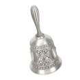 thumbnail image 3 of Cloche à Main, Cloche Vintage Main Fleur Main Dîner Cloche Cloche Main Argent Conception Conviviale, 3 of 14