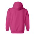 thumbnail image 2 of Gildan Mens Heavy Blend Hooded Sweatshirt, 5XL, Heliconia, 2 of 2