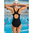 thumbnail image 4 of Charmo Women's One Piece Swimsuit Athletic Bathing Suit Racerback Training Swimwear, 4 of 7