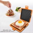 thumbnail image 3 of Crispy Microwave Toaster  Maker with Advanced Heatwave Technology, Adjustable Silicone Straps for Easy Cleaning, 3 of 7