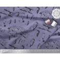 thumbnail image 3 of Soimoi Poly Georgette Fabric Easter Island Statue Face Print Fabric by Yard 42 Inch Wide, 3 of 3