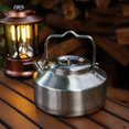 thumbnail image 2 of Bouilloire de Camping Extérieure 1L Bouilloire en Acier Inoxydable 304 Cafetière Portable, 2 of 8