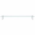 thumbnail image 2 of vidaXL Monitor Stand White 80x20x8 cm Tempered Glass and Metal, 2 of 5