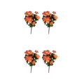 thumbnail image 2 of mmirethe 2x Low Maintenance Realistic Appearance Faux Flowers And Plants Wide Application sunset glow 2Set, 2 of 6