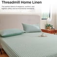 thumbnail image 4 of Cagogo under $5 Bed Sheet, Lattice Fitted Bed Sheet, Full Cover Mattress Protector, Non Slip Bed Sheet, Water Washed Linen Bedding, Double Bed Sheet, Mattress Cover Sheet, Bedding Protection, 4 of 6