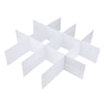 thumbnail image 2 of Dividers 5Pcs DIY Plastic Drawer Organizer Adjustable Drawer Dividers Separators 50x11cm, 2 of 8