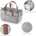 thumbnail image 4 of Foldable Diaper Caddy Organizer with Removable Compartments - Portable Baby Changing Tote for Diapers, Wipes, Pump & Travel Storage, 4 of 5