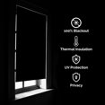 thumbnail image 2 of Biltek Window Roller Shades Blackout Cordless Easy Adjustment Blinds for Windows, White, 20 x 72 Inch, 2 of 9