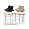 thumbnail image 2 of Woobling Unisex Protection Boot High Top Work Shoes Steel Toe Safety Shoe Slip Resistant Booties Construction Sneaker Black 8, 2 of 9
