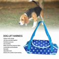 thumbnail image 3 of Dog Support Harness, Adjustable Waist Dog Sling Dog Walking Harness Soft Breathable Dog Lift Support Harness Washable Dog Harness For Dog Support With Straps, 3 of 8