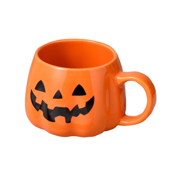 SIfdSeng Pumpkin Shaped Mug Fall Autumn Mug Ceramic Coffee Mug Milk Water Cup Pumpkin Cup Tumbler Thanksgiving