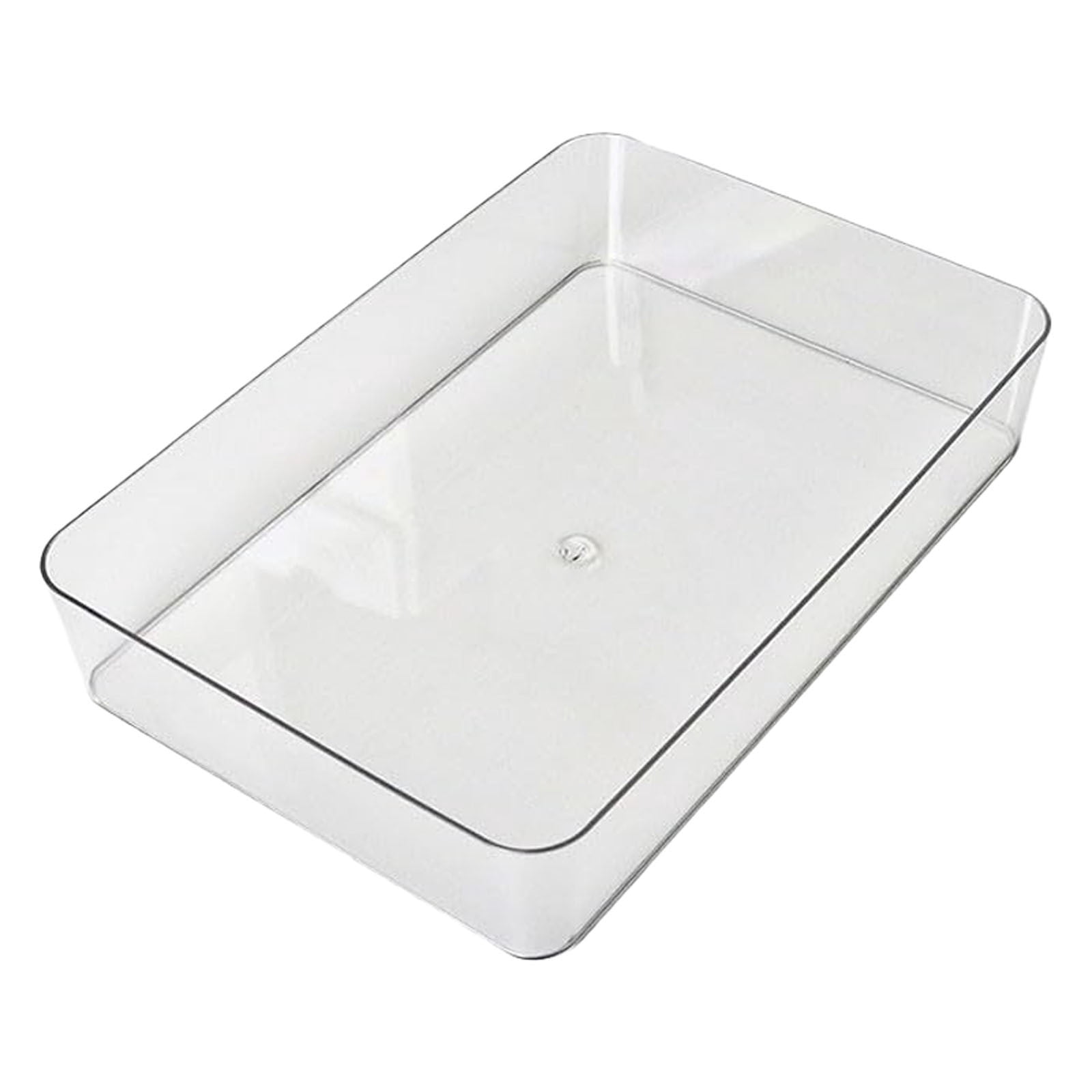 Binwennn Clear Drawer Organizers Set Versatile Bathroom And Vanity Drawer Organizer Trays Storage For Makeup Bedroom Kitchen Gadgets Utensils And Off Ice