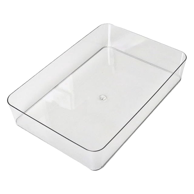Binwennn Clear Drawer Organizers Set Versatile Bathroom And Vanity Drawer Organizer Trays Storage For Makeup Bedroom Kitchen Gadgets Utensils And Off Ice
