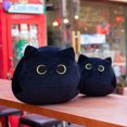 thumbnail image 4 of (1 Pack) Jeter Oreiller Peluche Poupée Mignon Mignon Chat (Yeux Bleus Blancs 40cm), 4 of 5