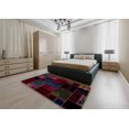 thumbnail image 4 of Ahgly Company Indoor Rectangle Abstract Black Patchwork Area Rugs, 5' x 8', 4 of 6