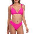thumbnail image 3 of Charmo Women Sexy Bikini Bathing Suits Two Piece High Cut Triangle String Bikini Swimsuit, 3 of 6
