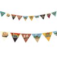 thumbnail image 4 of Camping Flag Strip, Outdoor Colorful Banner Free Cutting Cloth Bunting 10pcs Flags  For Party, 4 of 8