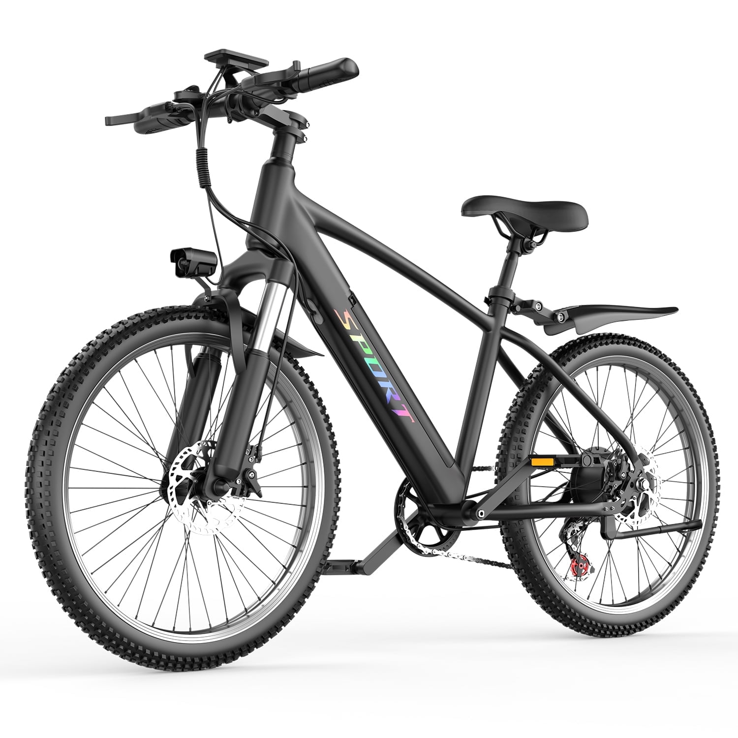 Electric Bike for Adults, 750W Motor, 26" Tires, 25MPH Electric Mountain Bike, 48V 15AH Removable Battery, 7-Speed with Front Suspension,UL2849
