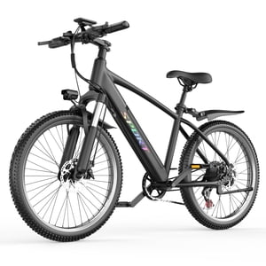 Electric Bike for Adults, 750W Motor, 26" Tires, 25MPH Electric Mountain Bike, 48V 15AH Removable Battery, 7-Speed with Front Suspension,UL2849