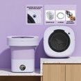 thumbnail image 1 of Folding Small Washing Machine Underwear Washing Machine Portable Can Dehydration Dormitory Students Travel Home, 1 of 8