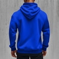 thumbnail image 4 of Men's Solid Color Cargo Hooded Jacket with Multiple Pockets, Raglan Long Sleeve, Breathable Nylon Spandex for Sports Training and Casual Outdoor Wear, 4 of 5