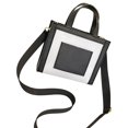 thumbnail image 1 of Women Handbag Large Capacity Contrast Color Buckle Closure Portable Handle Detachable Strap Daily Collocation Multi Purpose Women Faux Leather Tote Purpose Handbag Fashion Accessories, 1 of 11
