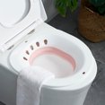 thumbnail image 4 of Toilet Bath, Squat Free Reduce Pain Spill Proof Water Massage Foldable Sitz Bath With Flusher Bath Foldable Toilet For Postpartum, 4 of 8