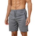thumbnail image 3 of Plebaso Men's Athletic Shorts Casual Drawstring Quick Dry Running Shorts Lightweight with Zipper Pockets, 3 of 6