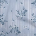 thumbnail image 1 of oneOone Velvet Grayish Blue Fabric Florals Craft Projects Decor Fabric Printed By The Yard 58 Inch Wide, 1 of 4