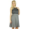 thumbnail image 1 of Bimba Robe Droite en Coton pour Femmes Longueur Genou Été Vêtements Décontractés, 1 of 8