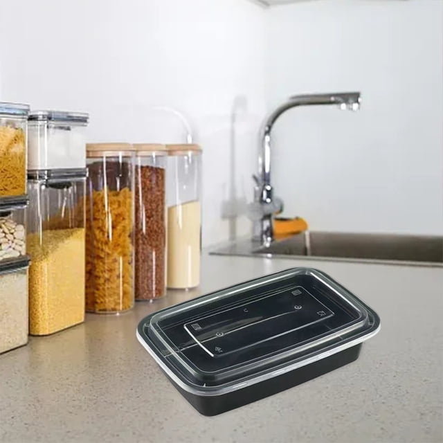 Meal Prep Containers Set 20 Pack with Lids Large Thick Microwave Safe Reusable Lunch Boxes Food Grade Freezer Dishwasher Safe