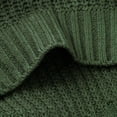 thumbnail image 4 of Chandail Uni à Manches Longues pour Femmes, Col Roulé Ample en Tricot, 4 of 7