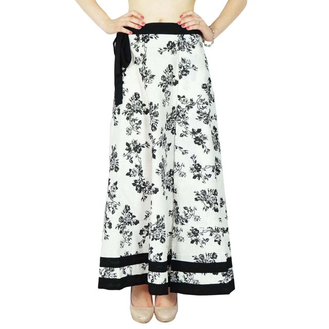 Phagun Dress Single Layer Cotton Magic Wrap Skirt Plus Size Long Sari Sarong