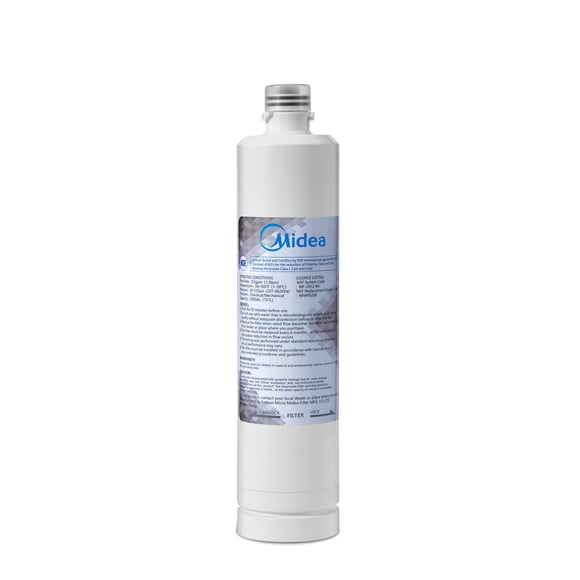 Midea MIWF8200 Twist-in Refrigerator Water Filter 200 Gallon Compatible with Midea French Door Refrigerator MRF29D3AST/ MRF29D6AST/ MRF29D9BST