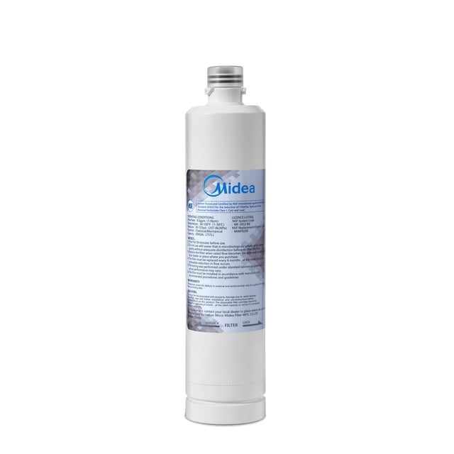 Midea MIWF8200 Filtre à Eau pour Réfrigérateur à Rotation 200 Gallons Compatible avec Réfrigérateur à Portes Françaises Midea MRF29D3AST/ MRF29D6AST/ MRF29D9BST