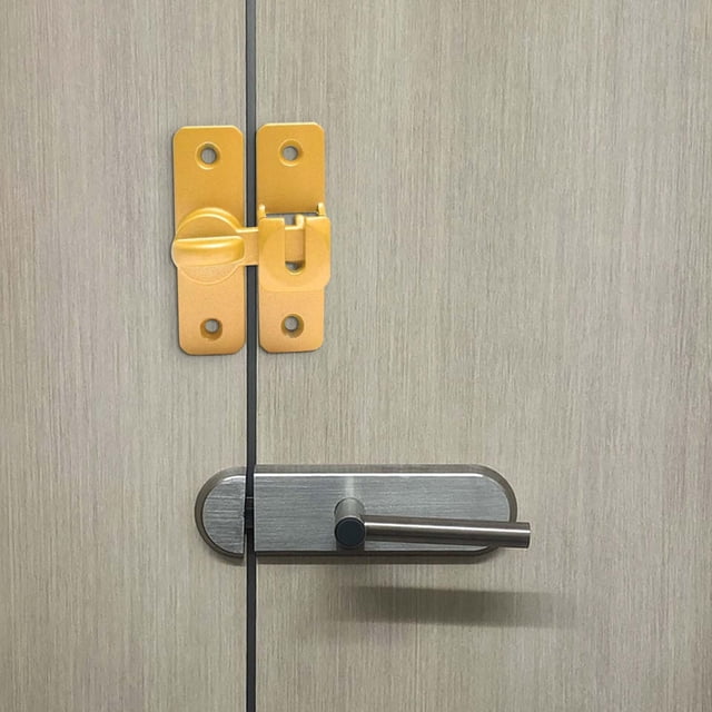 LSLJS Door Door 90 Degree Sliding Door Lock Pin Door Clip Sliding Door Lock Buckle Buckle Lock